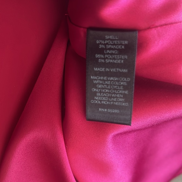 Express V Neck Satin Mini Cocktail Dress Sz 2 - Picture 8 of 9